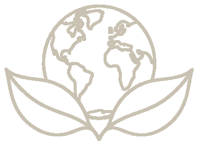 Pictogramme écologie, terre et feuilles